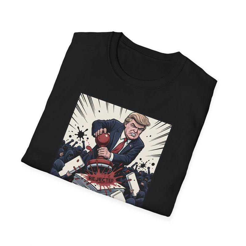 Vintage-Inspired Unisex Softstyle T-Shirt, Retro Art Tee, Funny Political T-Shirt, Graphic Tee for Casual Wear, Gift for Political [...]