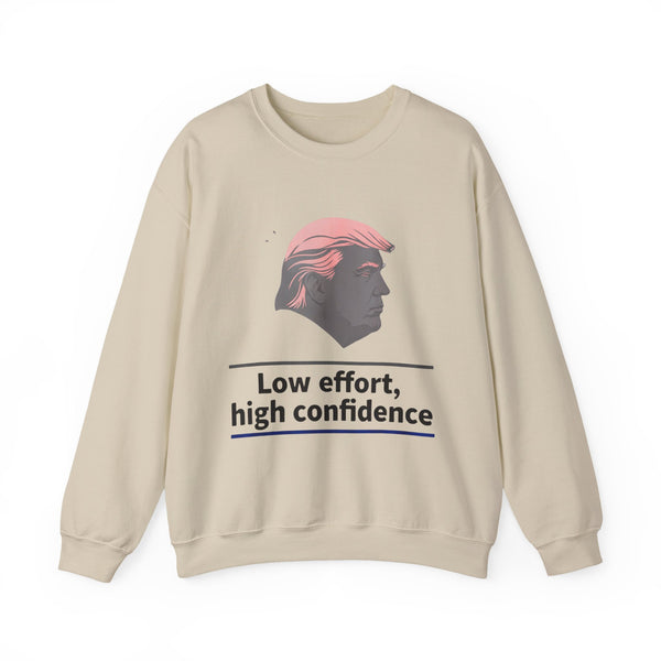 Low Effort High Confidence sweatshirt | Silhouette Profile Crewneck