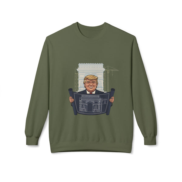 Trump Design Crewneck Sweatshirt - Fun Gift for Political Fans, Cozy Wear for Every Occasion, Ideal for Birthdays, Holidays, Casual [...]
