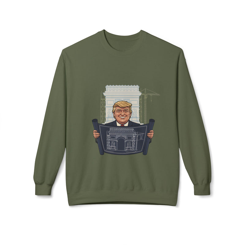 Trump Design Crewneck Sweatshirt - Fun Gift for Political Fans, Cozy Wear for Every Occasion, Ideal for Birthdays, Holidays, Casual [...]