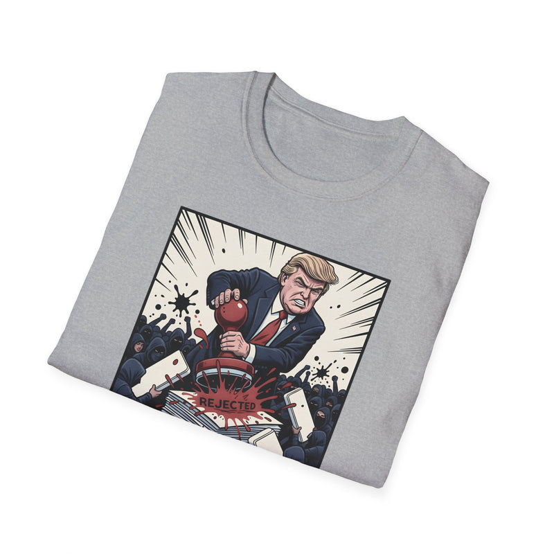 Vintage-Inspired Unisex Softstyle T-Shirt, Retro Art Tee, Funny Political T-Shirt, Graphic Tee for Casual Wear, Gift for Political [...]