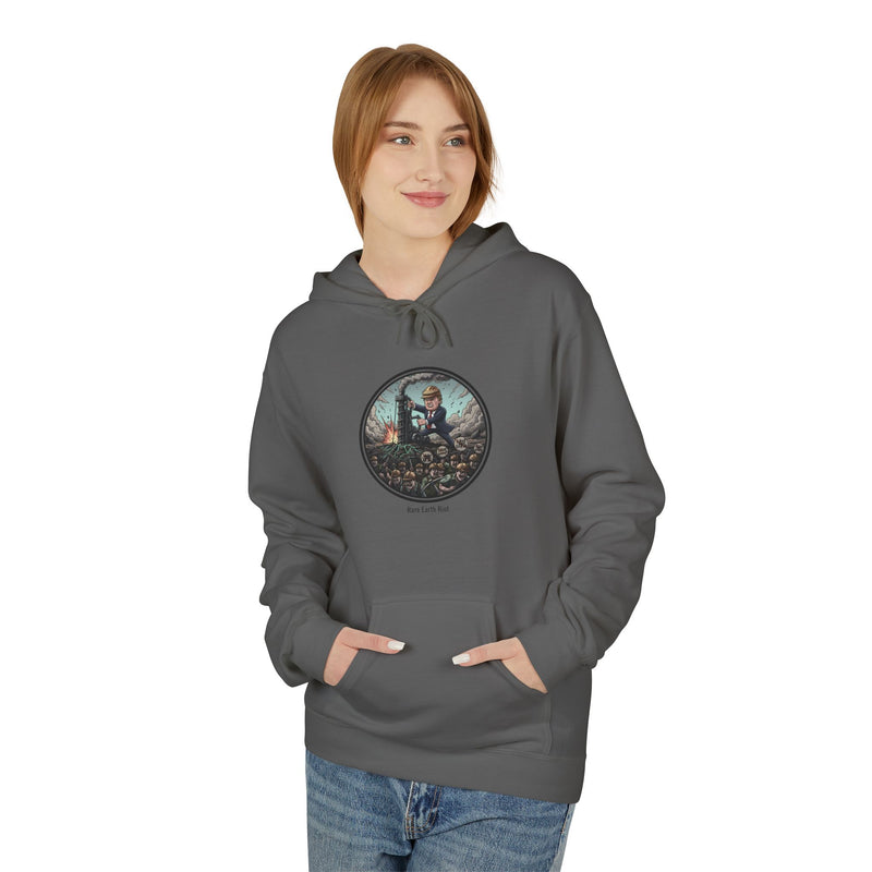 Cozy Artistic Hoodie with Scenic Print, Unisex Fleece Pullover, Perfect for Relaxing, Gift for Nature Lovers, Casual Wear, Autumn Vibe