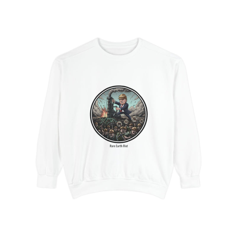 Unisex Garment-Dyed Sweatshirt with Quirky Cartoon Design, Trendy Casual Wear, Gift for Halloween, Unique Lounge Wear, Eco-Friendly [...]