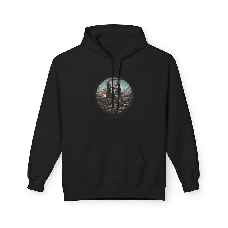 Cozy Artistic Hoodie with Scenic Print, Unisex Fleece Pullover, Perfect for Relaxing, Gift for Nature Lovers, Casual Wear, Autumn Vibe