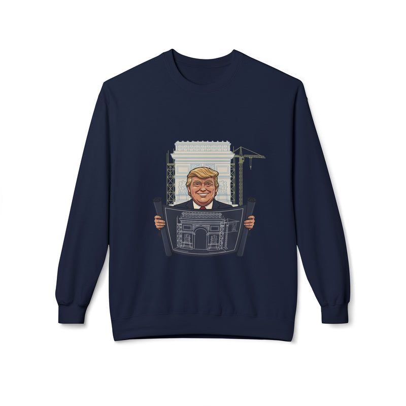 Trump Design Crewneck Sweatshirt - Fun Gift for Political Fans, Cozy Wear for Every Occasion, Ideal for Birthdays, Holidays, Casual [...]