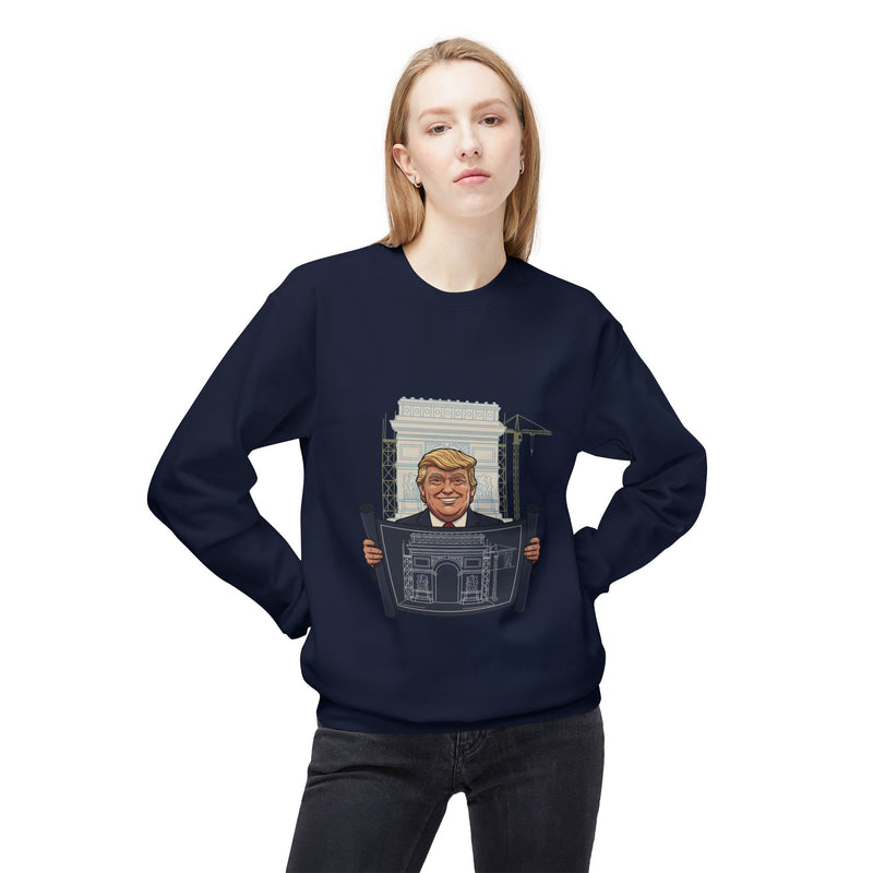Trump Design Crewneck Sweatshirt - Fun Gift for Political Fans, Cozy Wear for Every Occasion, Ideal for Birthdays, Holidays, Casual [...]