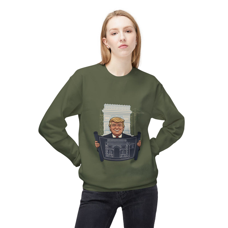 Trump Design Crewneck Sweatshirt - Fun Gift for Political Fans, Cozy Wear for Every Occasion, Ideal for Birthdays, Holidays, Casual [...]