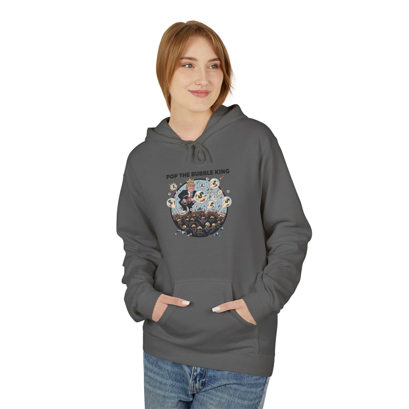 Creative Pop Art Fleece Hoodie - Perfect for Gift, Cozy Wear, Casual Style, Unique Design, Unisex Apparel