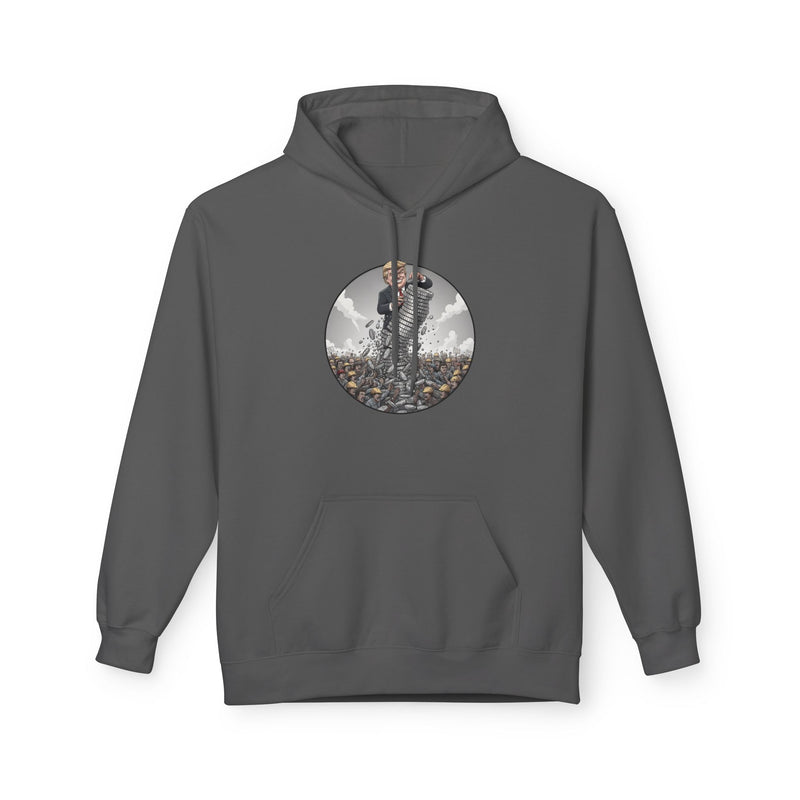 Epic Nature Scene Unisex Fleece Hoodie, Gift for Adventurers, Cozy Outdoor Wear, Nature Lover Apparel, Fall Fashion