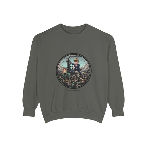 Unisex Garment-Dyed Sweatshirt with Quirky Cartoon Design, Trendy Casual Wear, Gift for Halloween, Unique Lounge Wear, Eco-Friendly [...]