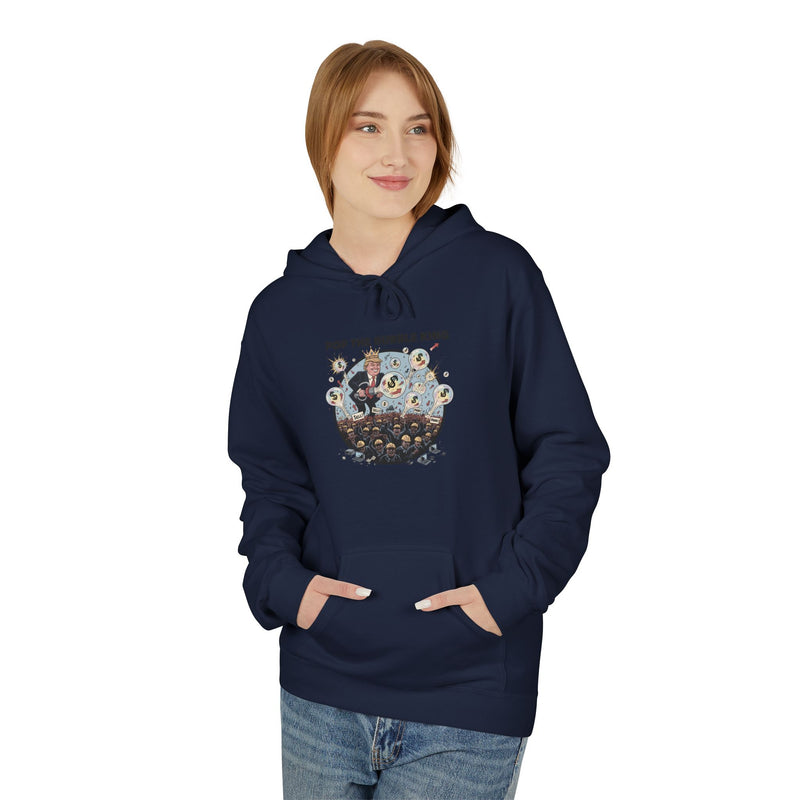 Creative Pop Art Fleece Hoodie - Perfect for Gift, Cozy Wear, Casual Style, Unique Design, Unisex Apparel