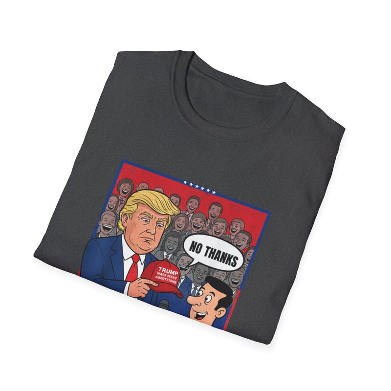 Trump Satire T-Shirt, Funny Graphic Tee, Unisex Humor Shirt, Political Gift, Casual Wear for Events