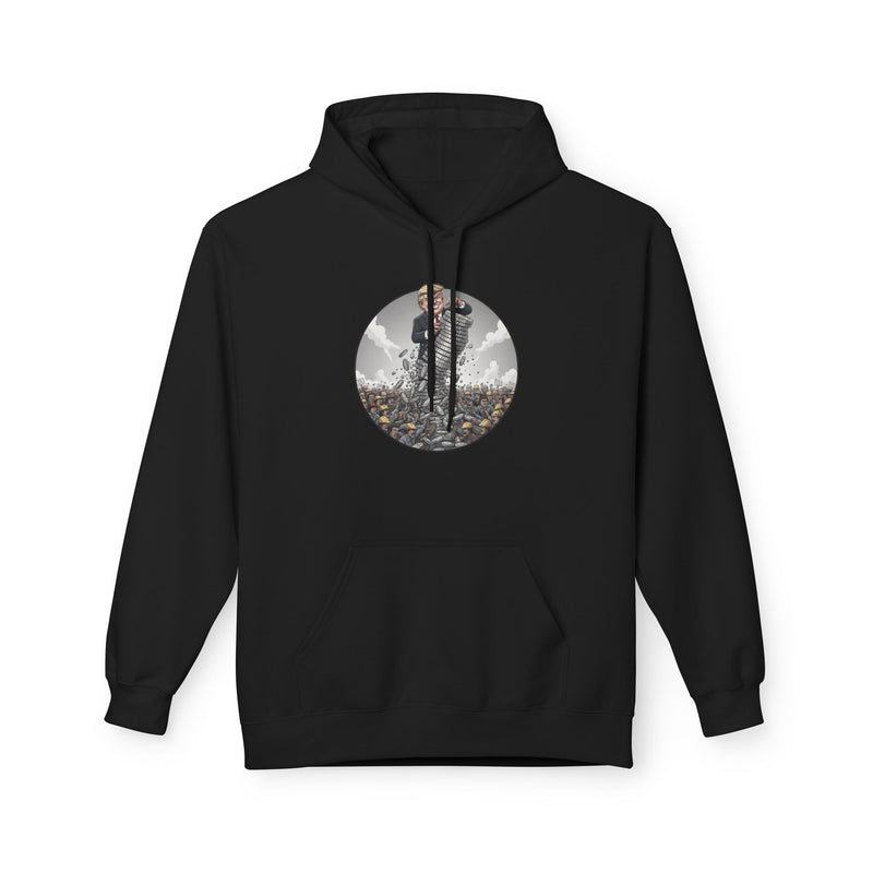 Epic Nature Scene Unisex Fleece Hoodie, Gift for Adventurers, Cozy Outdoor Wear, Nature Lover Apparel, Fall Fashion