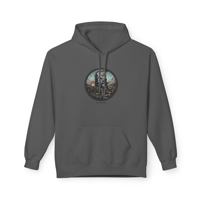Cozy Artistic Hoodie with Scenic Print, Unisex Fleece Pullover, Perfect for Relaxing, Gift for Nature Lovers, Casual Wear, Autumn Vibe