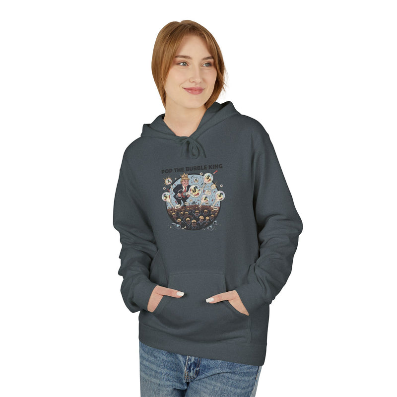 Creative Pop Art Fleece Hoodie - Perfect for Gift, Cozy Wear, Casual Style, Unique Design, Unisex Apparel