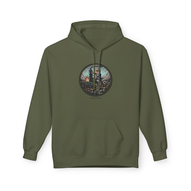 Cozy Artistic Hoodie with Scenic Print, Unisex Fleece Pullover, Perfect for Relaxing, Gift for Nature Lovers, Casual Wear, Autumn Vibe