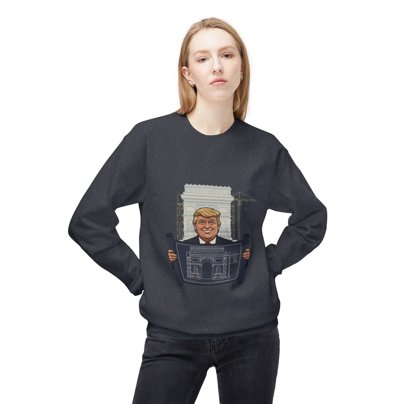 Trump Design Crewneck Sweatshirt - Fun Gift for Political Fans, Cozy Wear for Every Occasion, Ideal for Birthdays, Holidays, Casual [...]