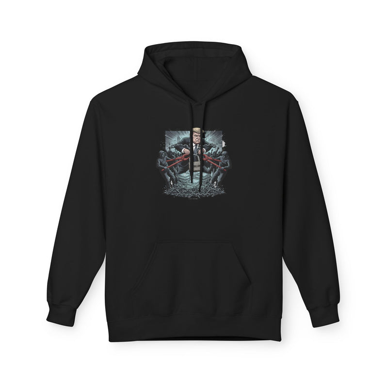 Cozy Fleece Hoodie with Unique Design, Comfortable Gift for Him/Her, Casual Wear, Stay Warm, Perfect for Fall and Winter
