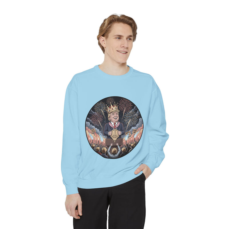 Festive Graphic Sweatshirt for Celebrations, Unisex Gift for Birthdays, Casual Wear, Party Attire, Cozy Relaxation