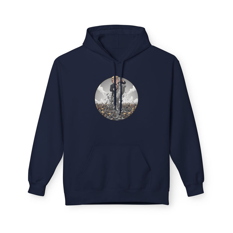 Epic Nature Scene Unisex Fleece Hoodie, Gift for Adventurers, Cozy Outdoor Wear, Nature Lover Apparel, Fall Fashion