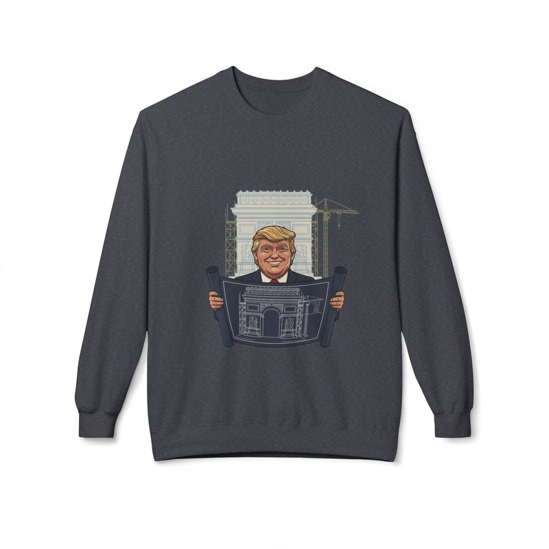 Trump Design Crewneck Sweatshirt - Fun Gift for Political Fans, Cozy Wear for Every Occasion, Ideal for Birthdays, Holidays, Casual [...]