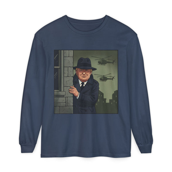 Whimsical Graphic Long Sleeve T-Shirt | Funny Character Shirt, Unisex Tee, Casual Wear, Gift for Him/Her, Everyday Fashion