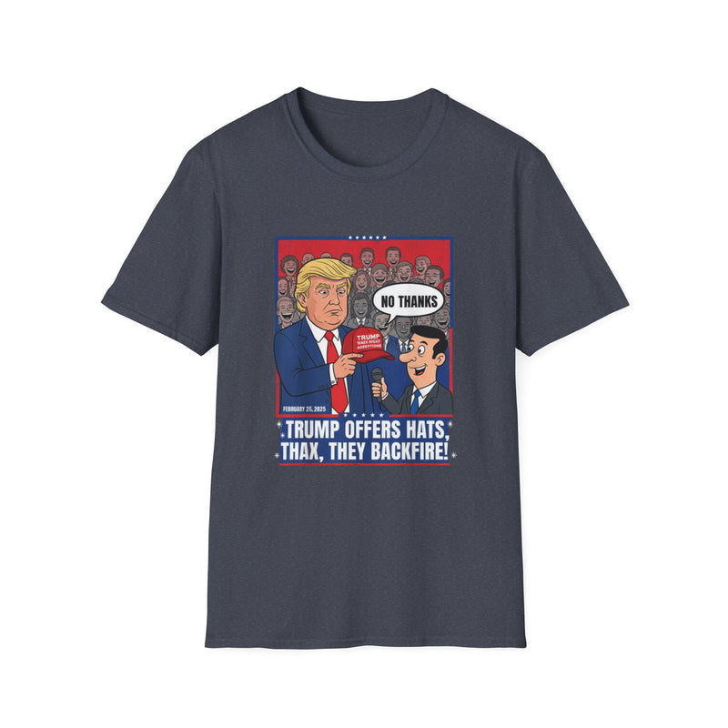 Trump Satire T-Shirt, Funny Graphic Tee, Unisex Humor Shirt, Political Gift, Casual Wear for Events
