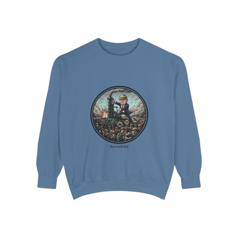 Unisex Garment-Dyed Sweatshirt with Quirky Cartoon Design, Trendy Casual Wear, Gift for Halloween, Unique Lounge Wear, Eco-Friendly [...]