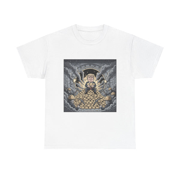 Fortune Buddha Tee - Unisex Heavy Cotton T-Shirt, Spiritual Gift, Casual Wear, Good Luck Shirt, Unique Graphic Tee, Birthday Gift