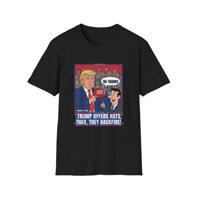 Trump Satire T-Shirt, Funny Graphic Tee, Unisex Humor Shirt, Political Gift, Casual Wear for Events
