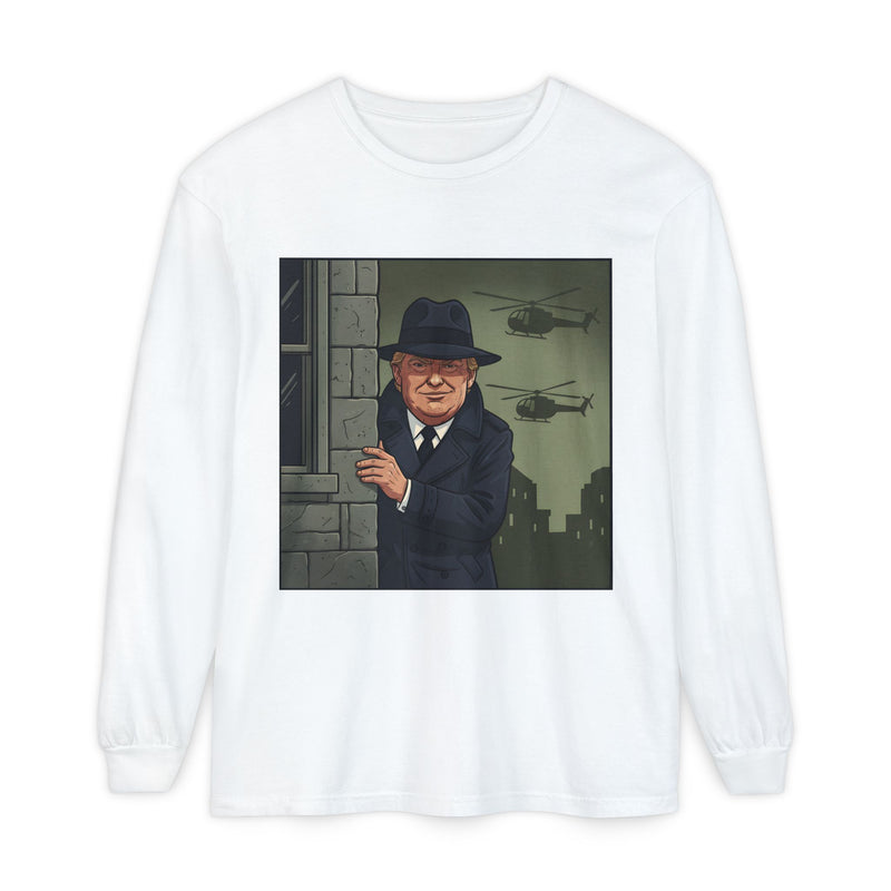 Whimsical Graphic Long Sleeve T-Shirt | Funny Character Shirt, Unisex Tee, Casual Wear, Gift for Him/Her, Everyday Fashion