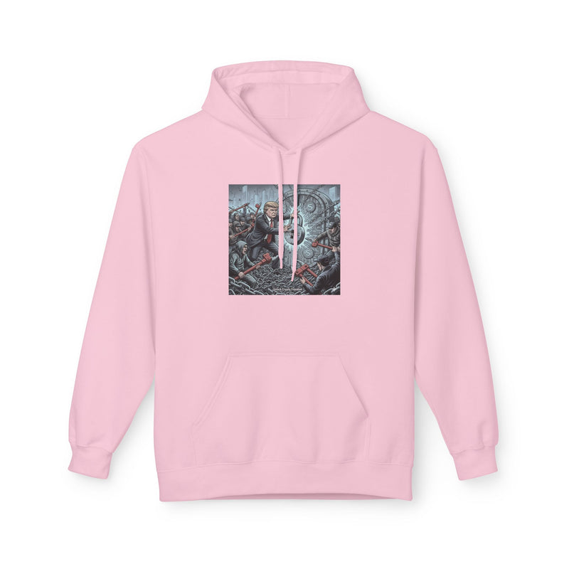 Cozy Art-Printed Fleece Hoodie | Unisex Midweight, Perfect for Fall, Gift for Art Lovers, Autumn Fashion, Casual Wear, Layering