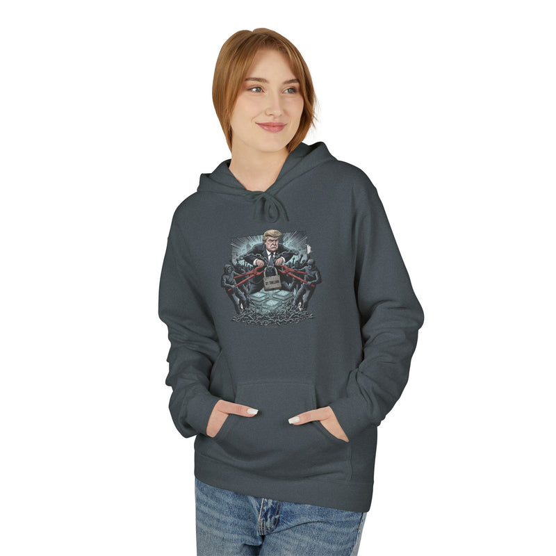 Cozy Fleece Hoodie with Unique Design, Comfortable Gift for Him/Her, Casual Wear, Stay Warm, Perfect for Fall and Winter