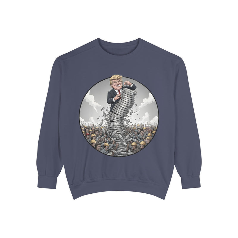 Humorous Political Sweatshirt for Men and Women, Unisex Gift, Trendy Pullover, Casual Outfit, Statement Fashion