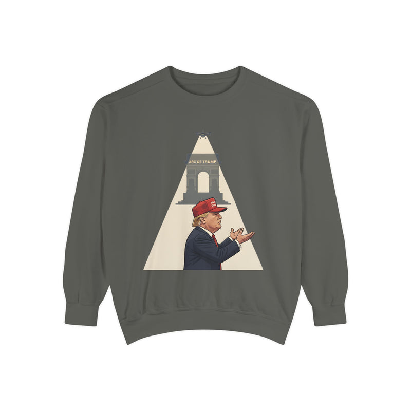 Unisex Garment-Dyed Sweatshirt with Political Theme, Cozy Apparel for Casual Wear, Ideal for Political Events, Gifting for Friends, [...]