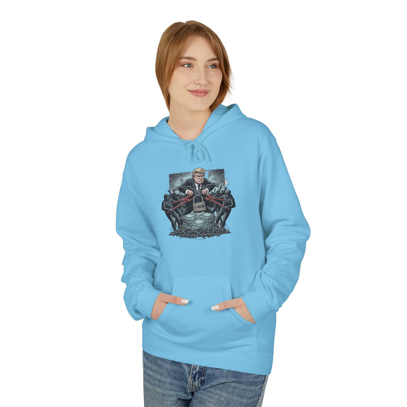 Cozy Fleece Hoodie with Unique Design, Comfortable Gift for Him/Her, Casual Wear, Stay Warm, Perfect for Fall and Winter