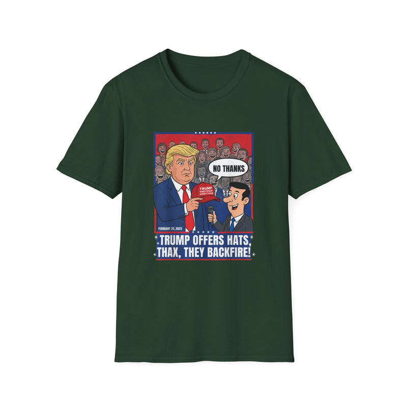 Trump Satire T-Shirt, Funny Graphic Tee, Unisex Humor Shirt, Political Gift, Casual Wear for Events