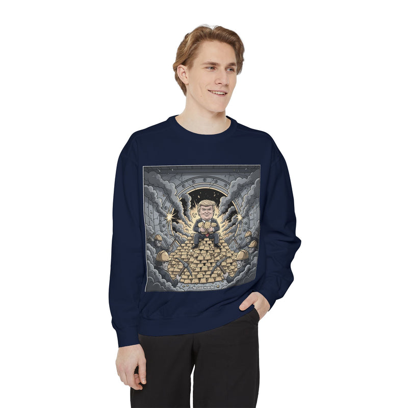 Pixel Treasure Unisex Sweatshirt - Comfy Apparel for Gamers, Retro Gift, Cozy Layer, Arcade Style, Unique Fashion