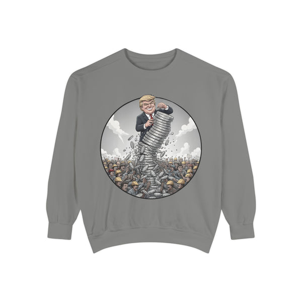 Humorous Political Sweatshirt for Men and Women, Unisex Gift, Trendy Pullover, Casual Outfit, Statement Fashion