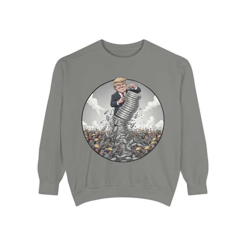 Humorous Political Sweatshirt for Men and Women, Unisex Gift, Trendy Pullover, Casual Outfit, Statement Fashion