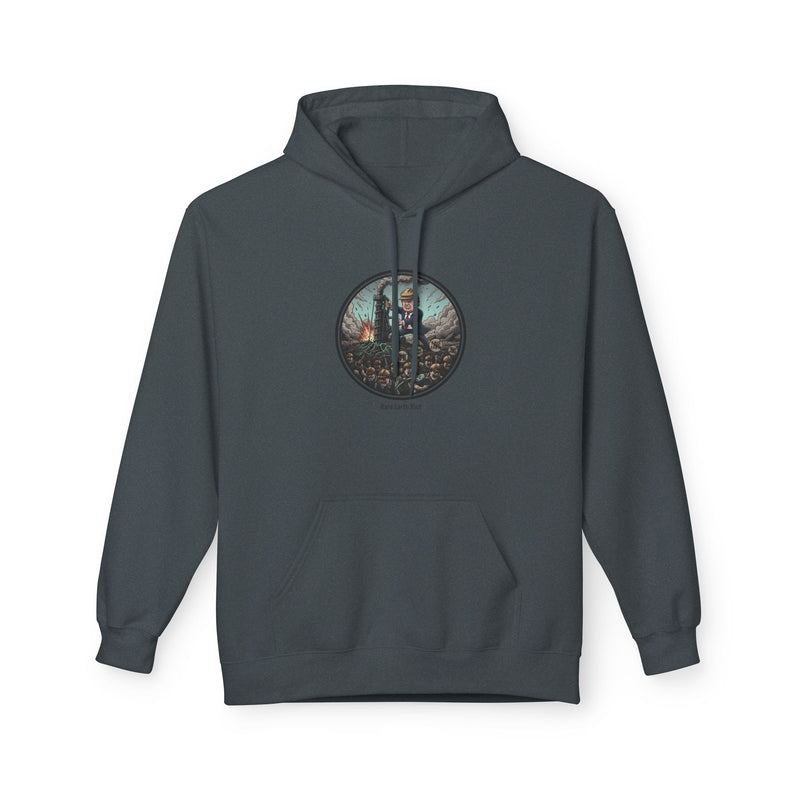 Cozy Artistic Hoodie with Scenic Print, Unisex Fleece Pullover, Perfect for Relaxing, Gift for Nature Lovers, Casual Wear, Autumn Vibe