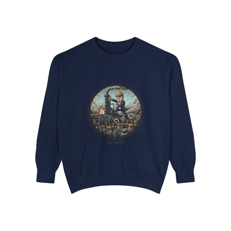 Unisex Garment-Dyed Sweatshirt with Quirky Cartoon Design, Trendy Casual Wear, Gift for Halloween, Unique Lounge Wear, Eco-Friendly [...]