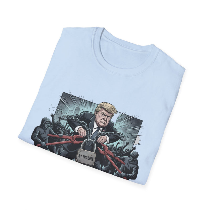 Political Satire T-Shirt, Unisex Graphic Tee, Humor Apparel, Trendy Statement Shirt, Gift for Activists, Unique Casual Wear