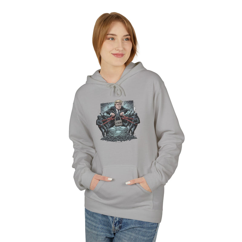 Cozy Fleece Hoodie with Unique Design, Comfortable Gift for Him/Her, Casual Wear, Stay Warm, Perfect for Fall and Winter