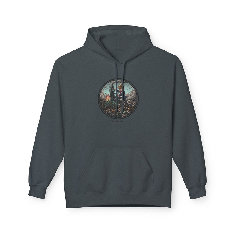 Cozy Artistic Hoodie with Scenic Print, Unisex Fleece Pullover, Perfect for Relaxing, Gift for Nature Lovers, Casual Wear, Autumn Vibe