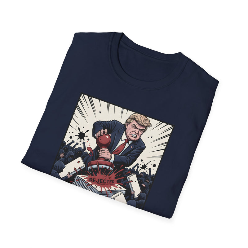 Vintage-Inspired Unisex Softstyle T-Shirt, Retro Art Tee, Funny Political T-Shirt, Graphic Tee for Casual Wear, Gift for Political [...]