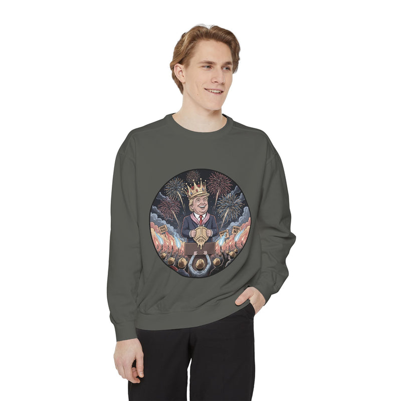 Festive Graphic Sweatshirt for Celebrations, Unisex Gift for Birthdays, Casual Wear, Party Attire, Cozy Relaxation