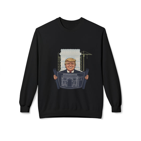 Trump Design Crewneck Sweatshirt - Fun Gift for Political Fans, Cozy Wear for Every Occasion, Ideal for Birthdays, Holidays, Casual [...]