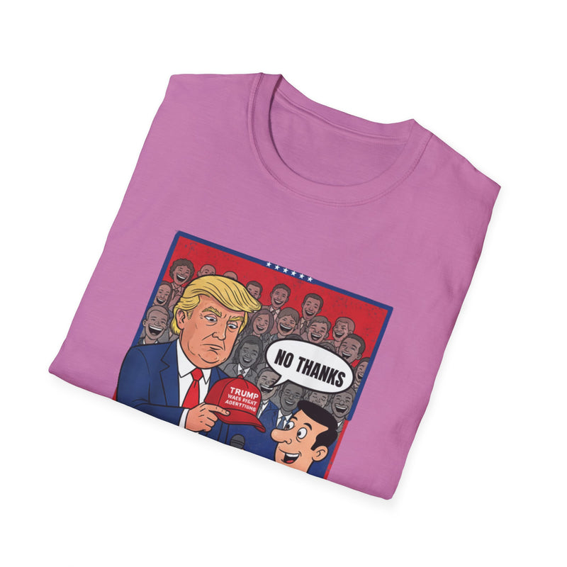 Trump Satire T-Shirt, Funny Graphic Tee, Unisex Humor Shirt, Political Gift, Casual Wear for Events