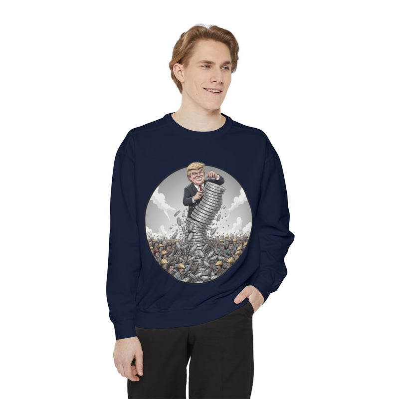 Humorous Political Sweatshirt for Men and Women, Unisex Gift, Trendy Pullover, Casual Outfit, Statement Fashion